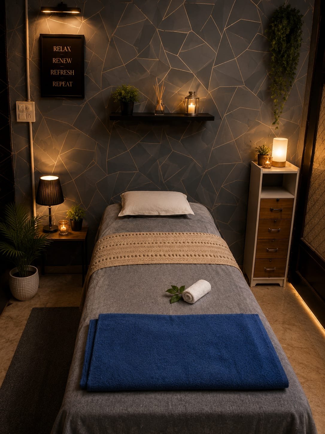 Luxe Spa treatment room